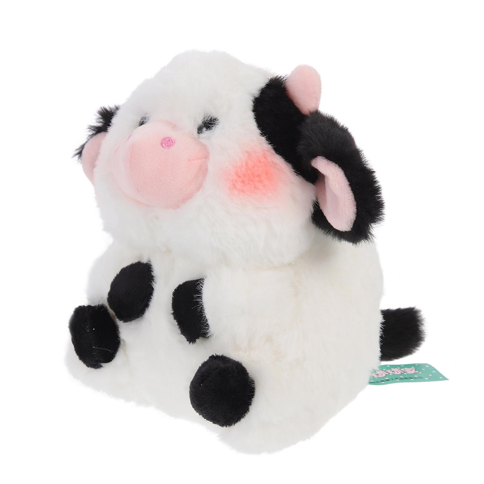 Cow Shaped Plush Adornment Adorable Plush Doll Toy Decorative Doll Adornment