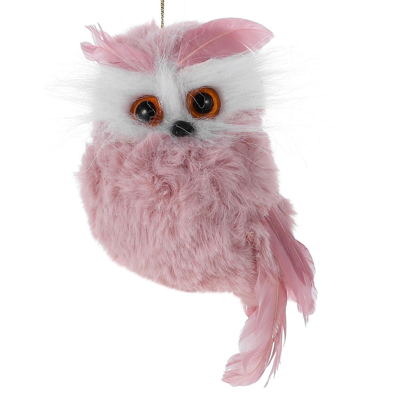 Christmas Tree Hanging Owl Ornament Plush Owl Pendant Plush Owl Doll Decoration