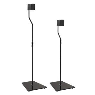 AVF Black Glass Speaker Floor Stand (Set of 2) EAK85B-A