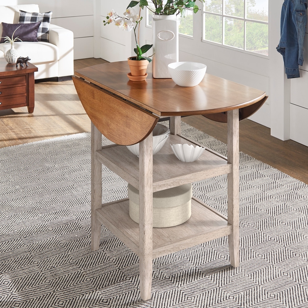 Eleanor Round Counter height Drop leaf Table by iNSPIRE Q Classic