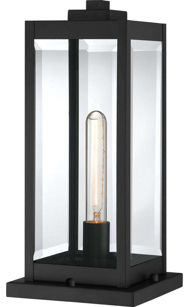 Luxury Modern Farmhouse Outdoor Post/Pier Light  Natural Black  UQL1336   Transitional   Post Lights   by Urban Ambiance  Houzz