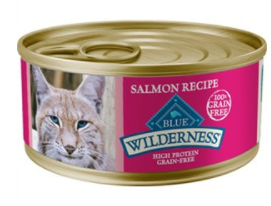 Blue Buffalo Wilderness Salmon Canned Cat Food， 5.5 oz