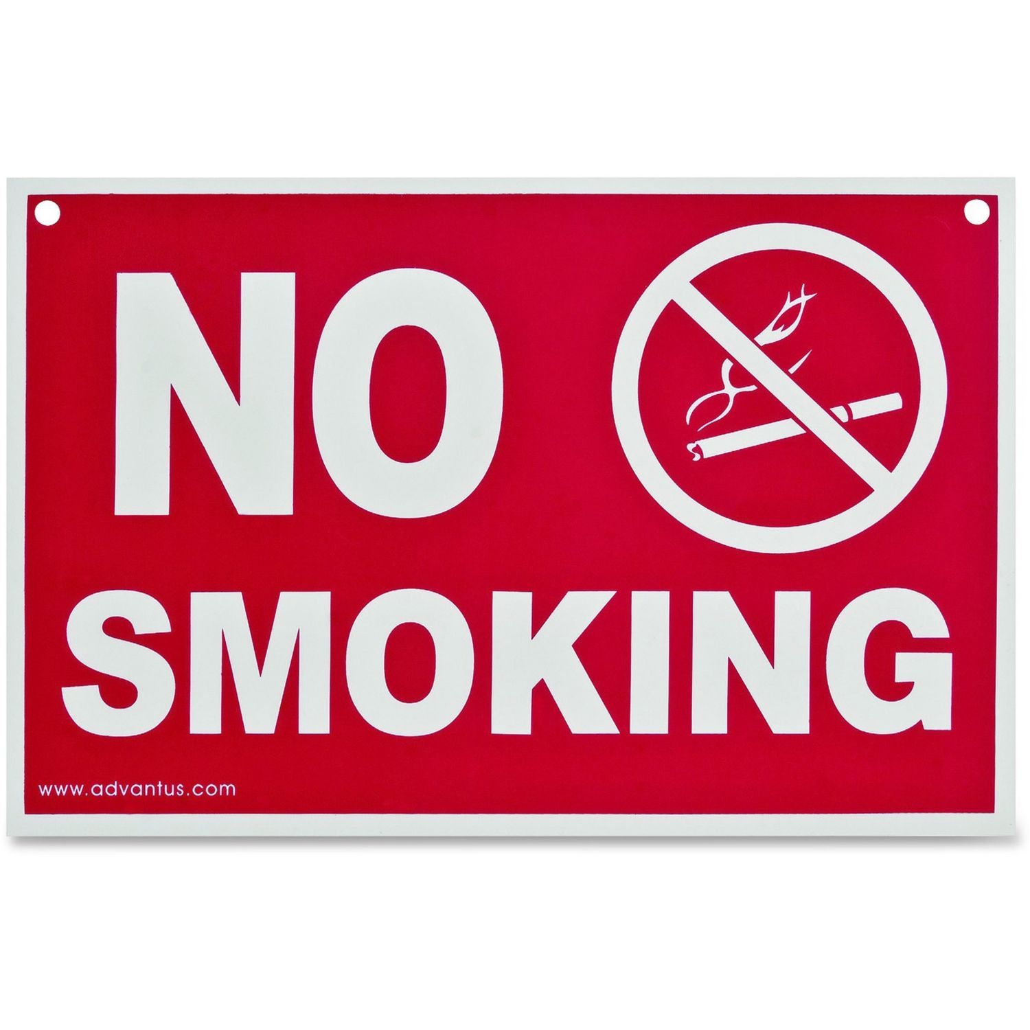 No Smoking Wall Sign by Advantus Corp AVT83639