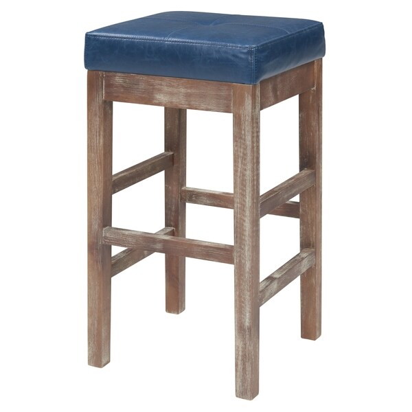 Valencia Bonded Leather Backless Counter Stool