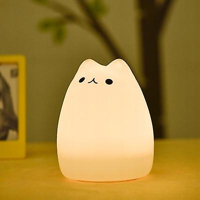 Silicone Led 7 Color Night Light Infant