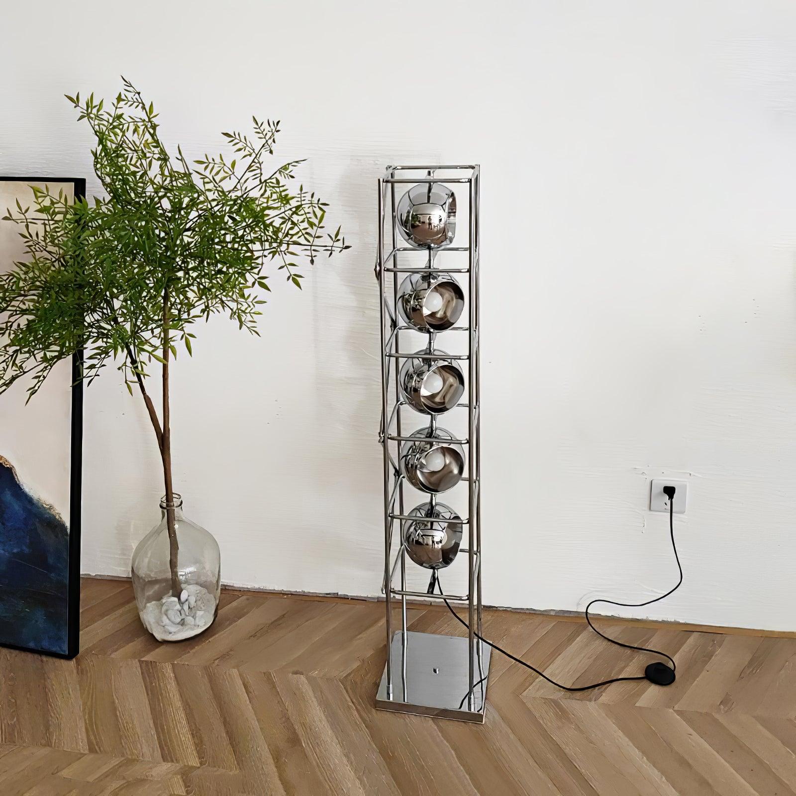 Tower of Spheres Floor Lamp