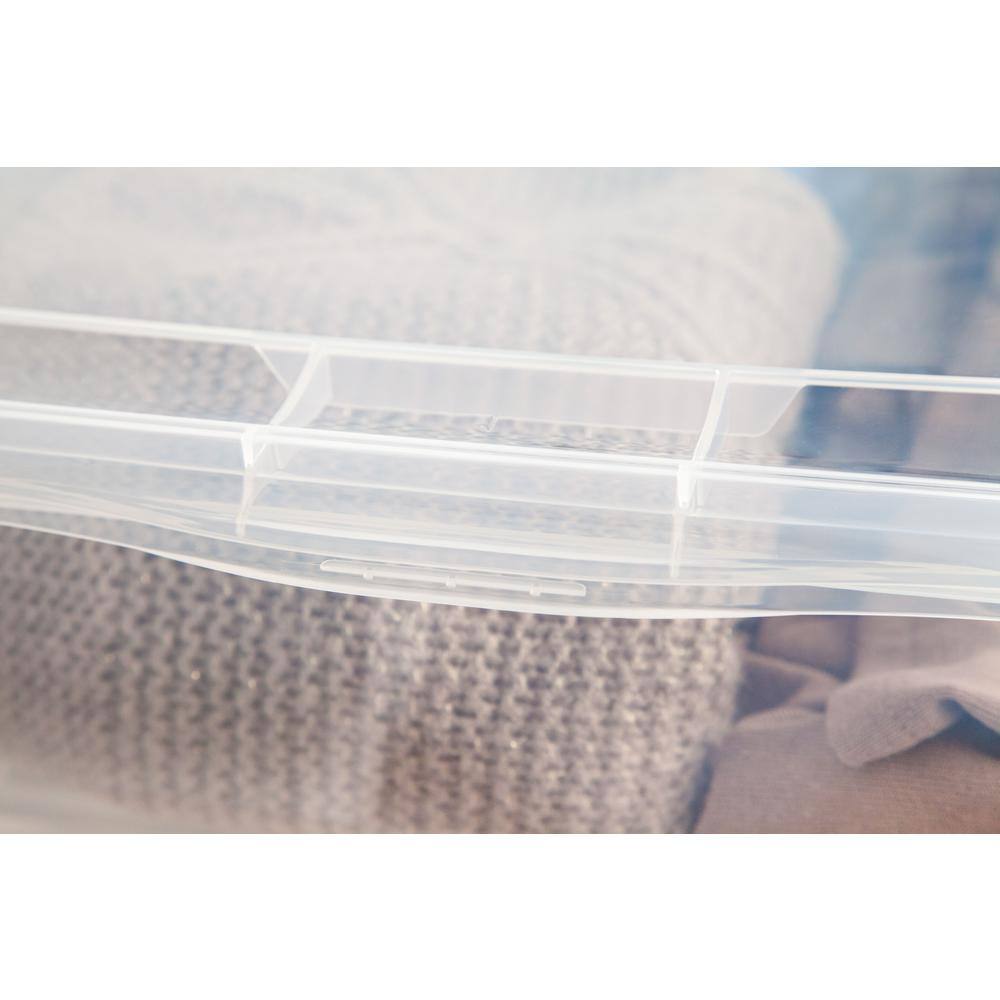 IRIS 17-Qt. Storage Box in Clear 200410