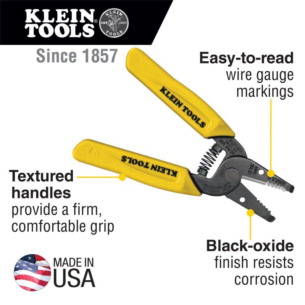 Klein Tools Wire Stripper/Cutter 22-30 AWG SLD 11047 from Klein Tools