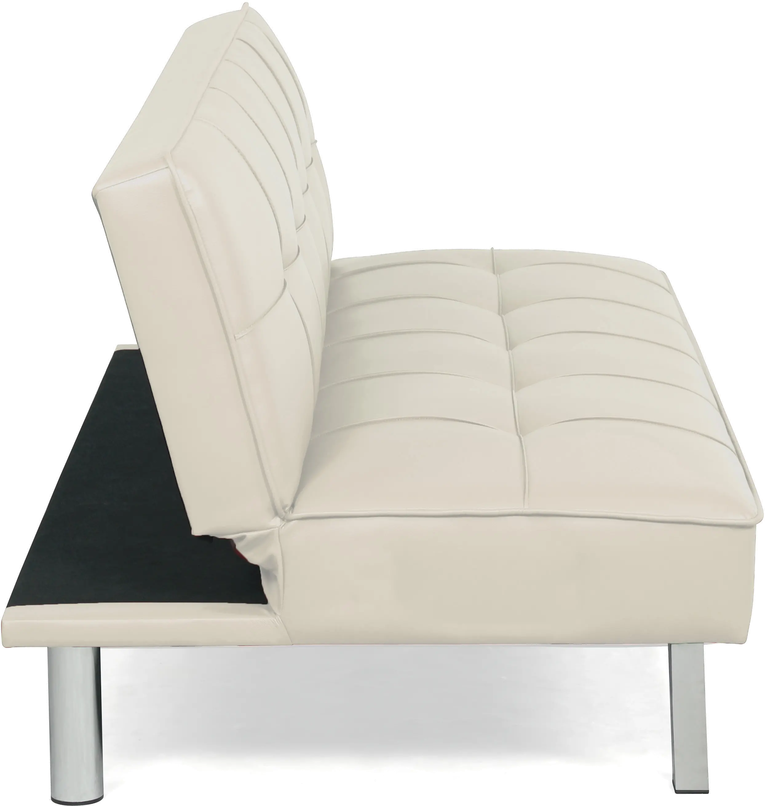 Mia Beige Multi-Functional Sofa Lounger Sleeper by Serta Dream Convertibles