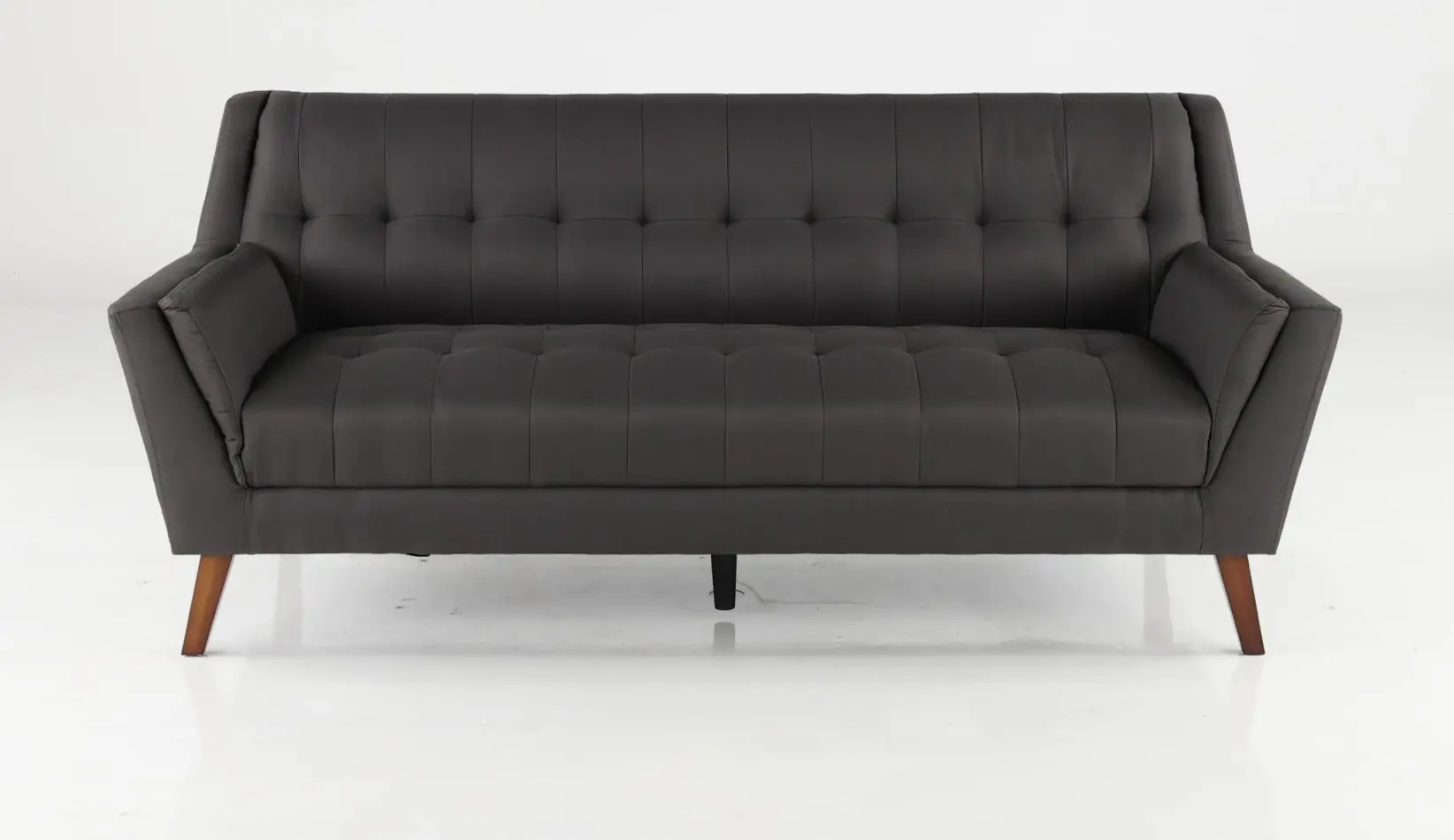 Celeste Mid-Century Modern Gray Sofa