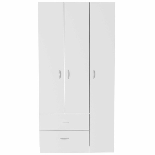 2-Drawer and 3-Door Armoire - - 37279328