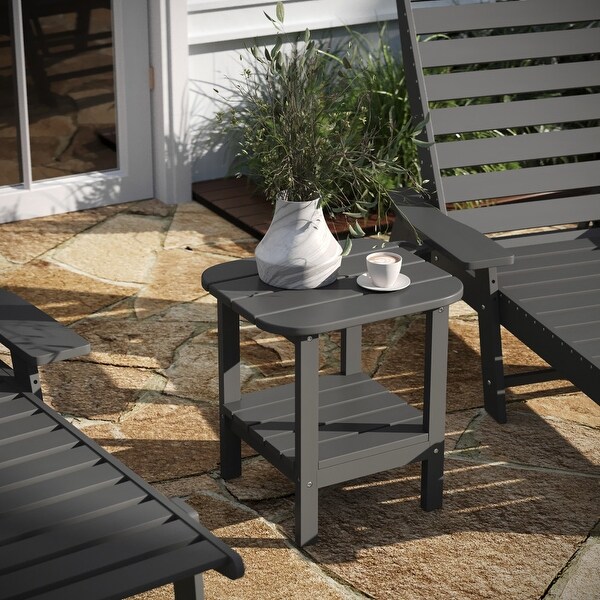 AllWeather Adirondack Style Patio Side Table