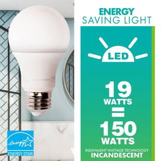 Simply Conserve 50100150-Watt Equivalent A21 3-Way LED Light Bulb 2700K Soft White 4-pack L19A213WAY27K-4