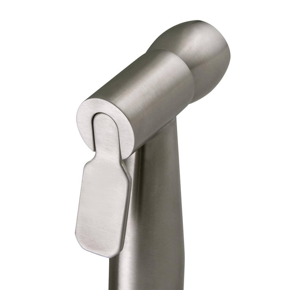 Design House Modern Single-Function Dual-Mount Handheld Non-Electric Bidet Sprayer in Stainless Steel 588913-SS