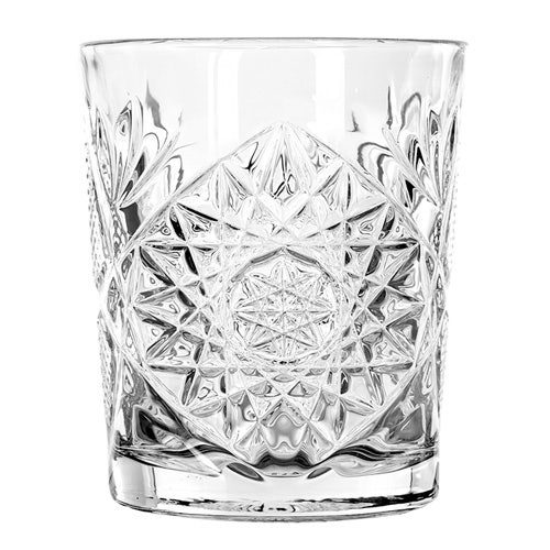 Libbey 5632 Hobstar Double Old Fashioned Glass， 12 oz. Capacity