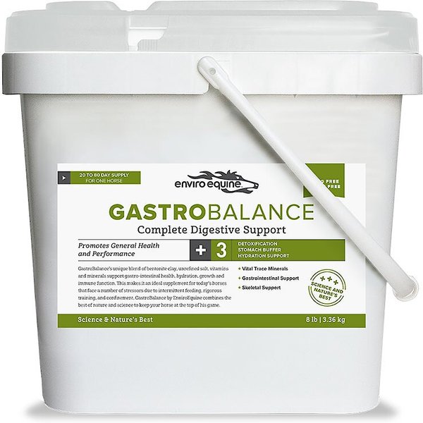 Enviro Equine GastroBalance Complete Digestive Support Horse Supplement， 8-lb bucket