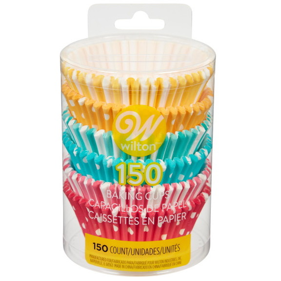 Wilton 415 2539X Dots and Stripes Cupcake Liners  ...