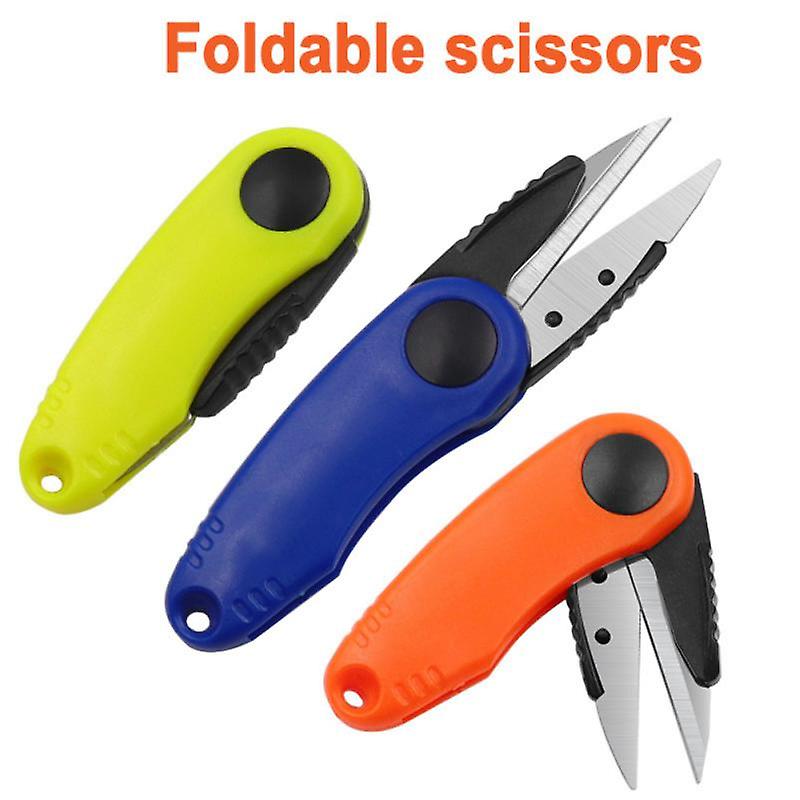 Foldable Fishing Scissors Stainless Steel Horse Line Scissors Fishing Gear Wholesale Fishing