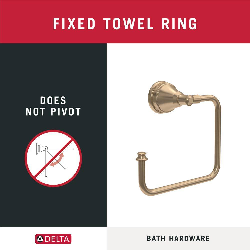 Delta Mylan Towel Ring in Champagne Bronze MYN46-CZ