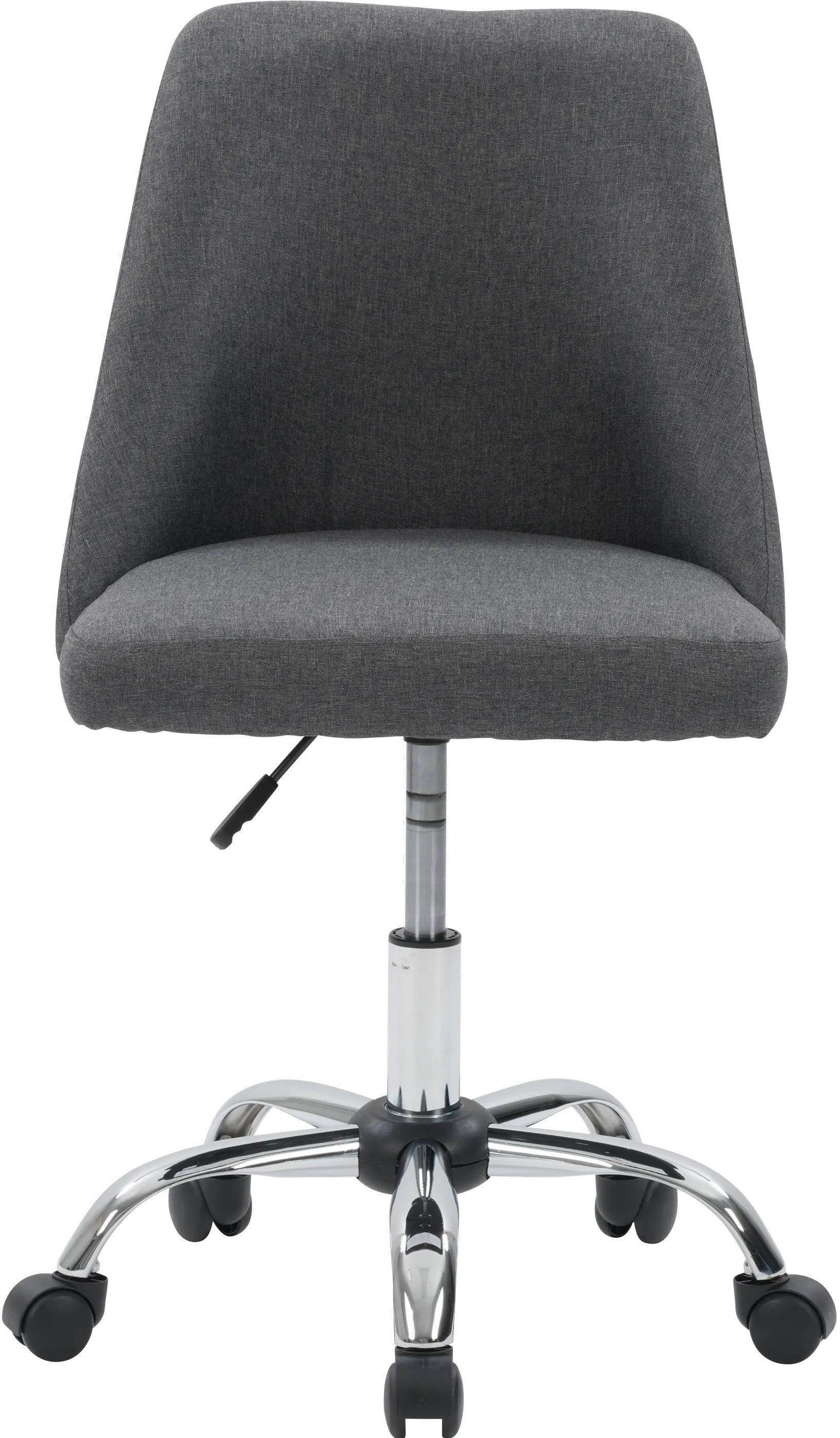 Marlowe Dark Gray Upholstered Armless Office Chair