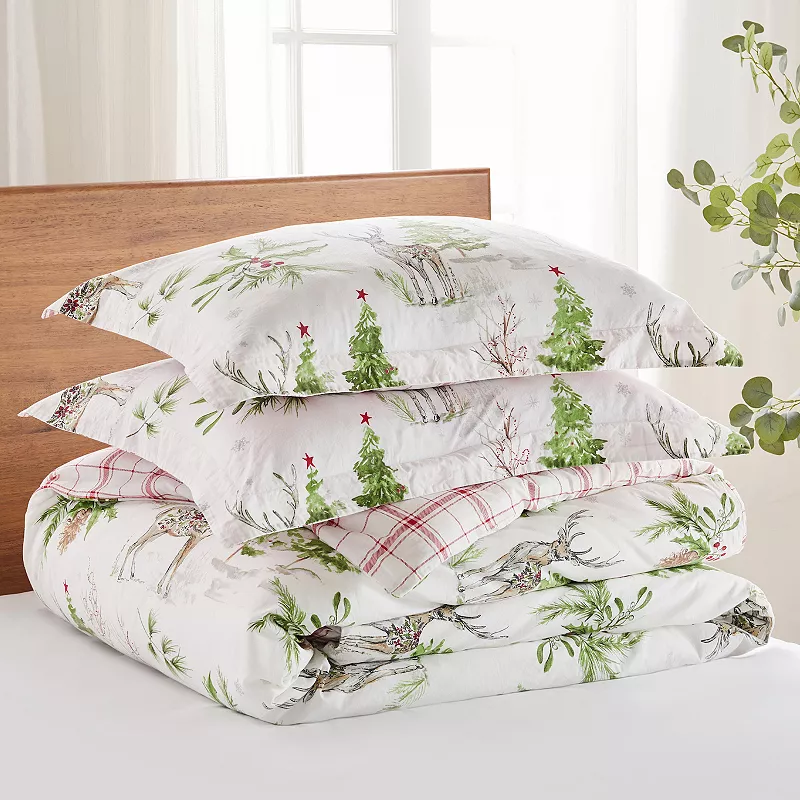 Levtex Home Sleigh Bells Full/Queen 3-Piece Duvet Cover Set