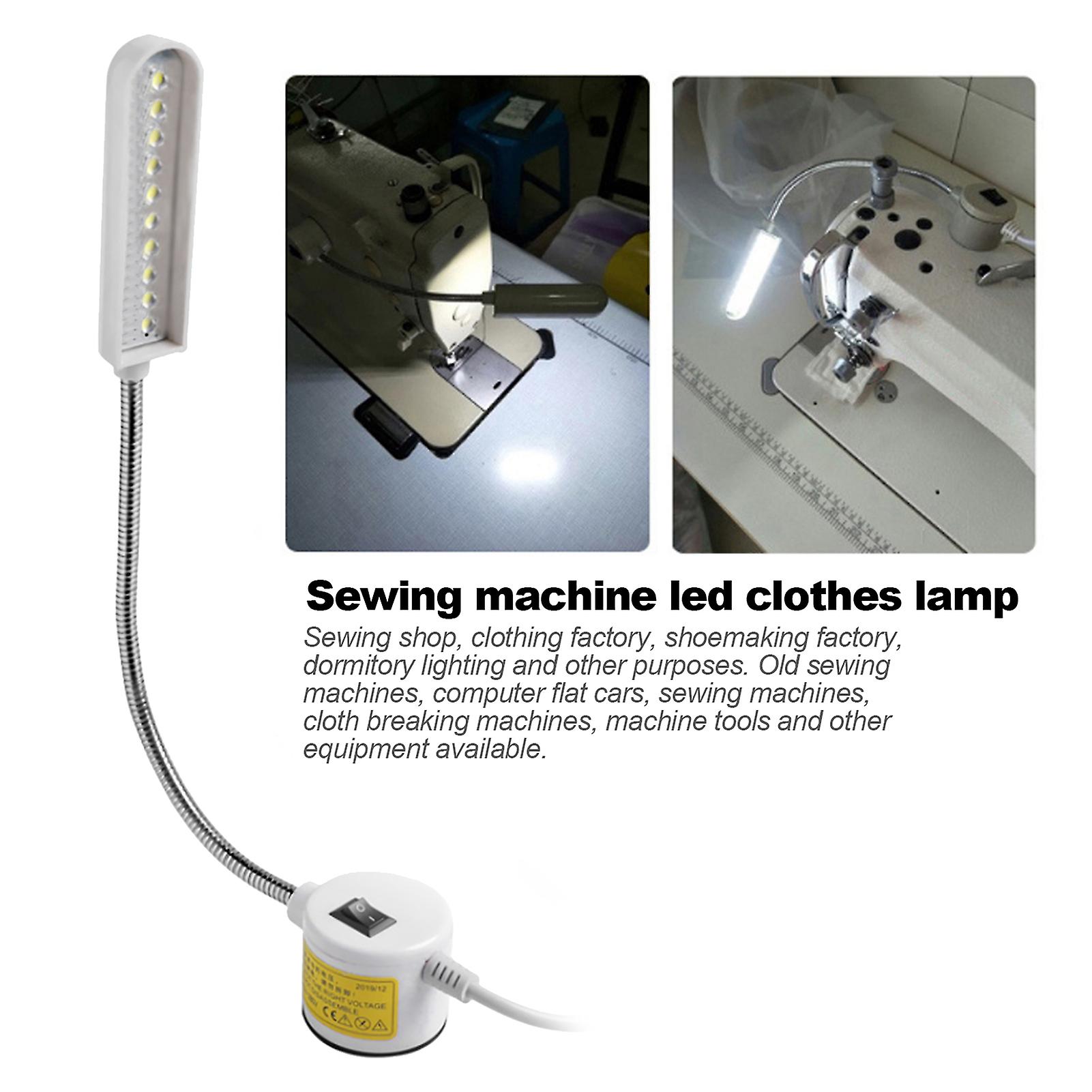 10led Super Bright Sewing Clothing Machine Light Multifunctional Flexible For Sewing Machine， Led Energy-saving Lamp