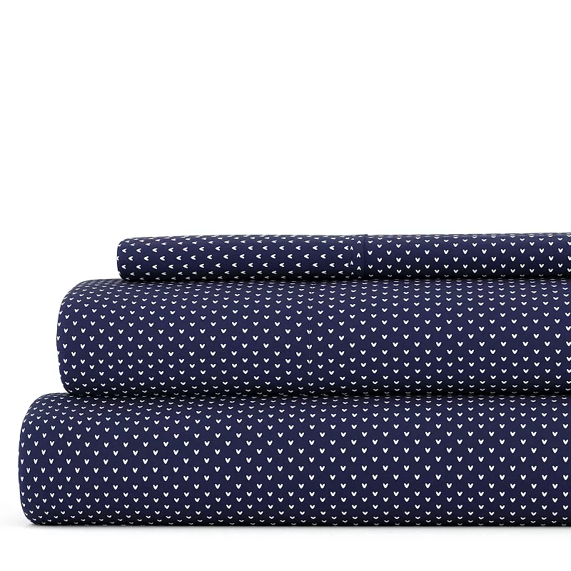 Urban Loft's Dots and Stripes Patterns Duvet Cover Bed Set With Shams