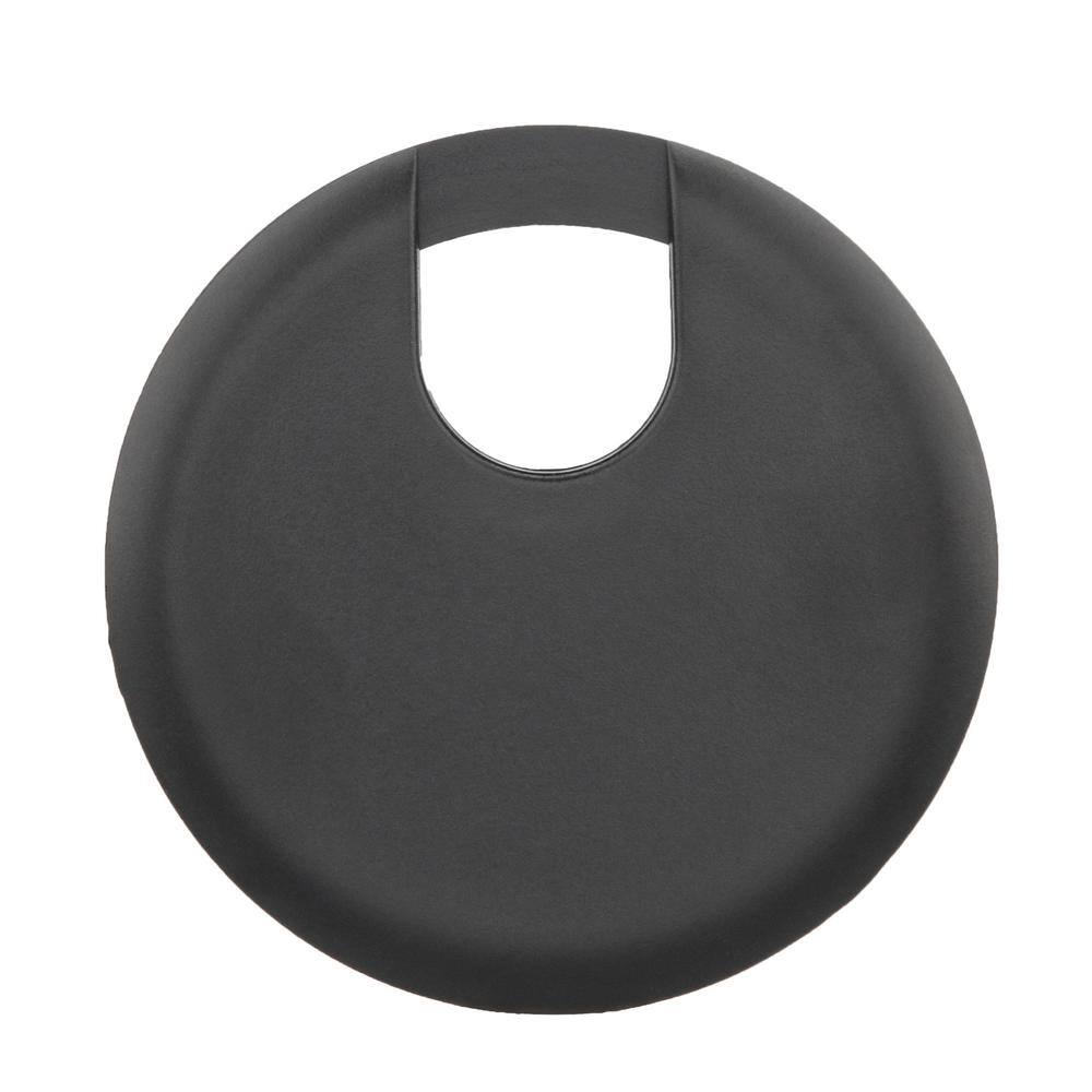 Commercial Electric 2-12 in. Furniture Hole Cover Black COVER BK 2.5