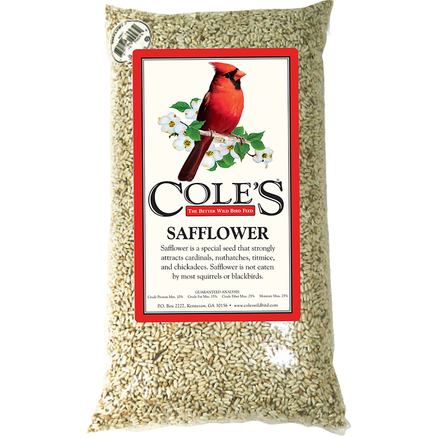 Coles Assorted Species Safflower Seeds Wild Bird Food 5 lb