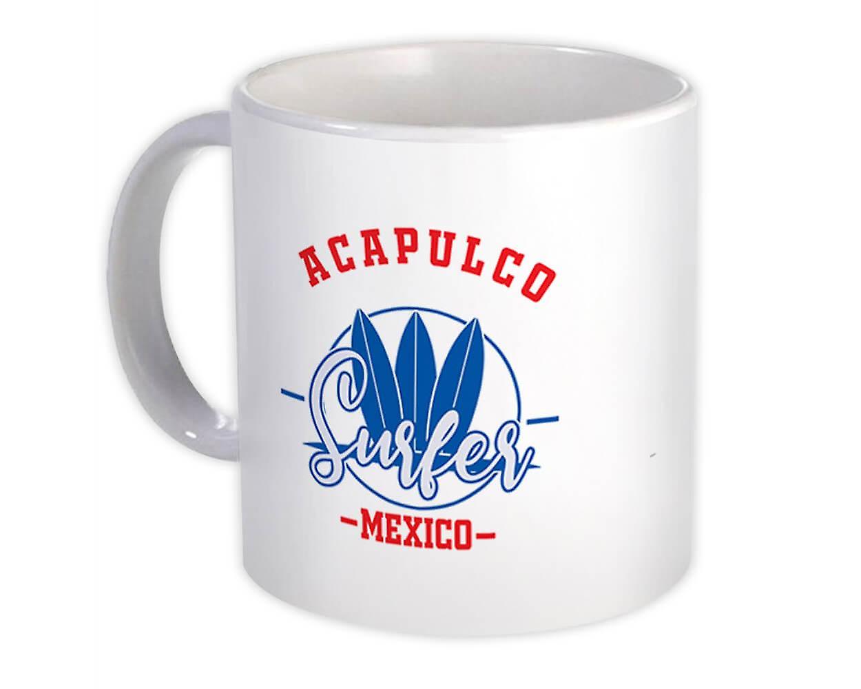 Gift Mug: Acapulco Mexico Surfer