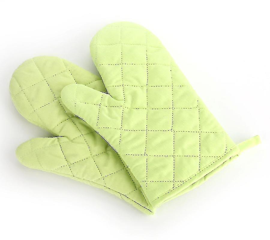 2pcs Ick Heat-resistant Oven Mitt Vacuum Cup Baking Cotton