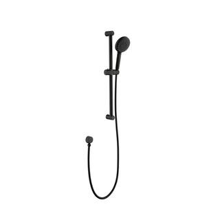 Nestfair 1-Spray Wall Bar Shower Kit with Hand Shower in Matte Black DGP301MB