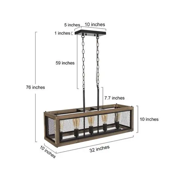 Campea Farmhouse 5-Light 31.5