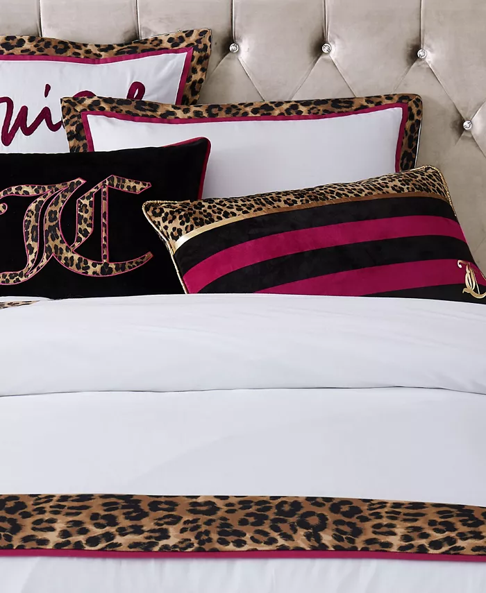 Juicy Couture Regent Leopard 3-Pc. Comforter Set， Queen