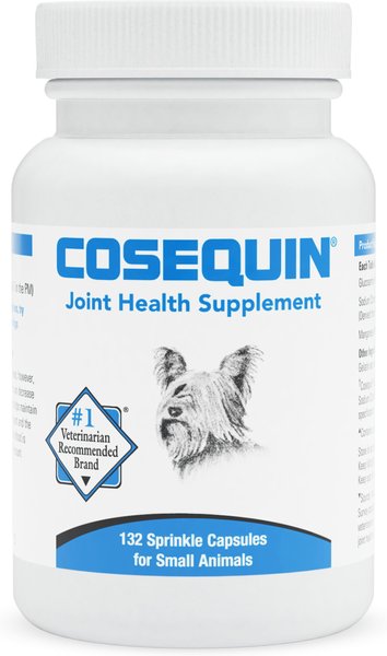 Nutramax Cosequin Regular Strength Hip and Joint Capsules Joint Supplement for Cats and Small Dogs， 132 count