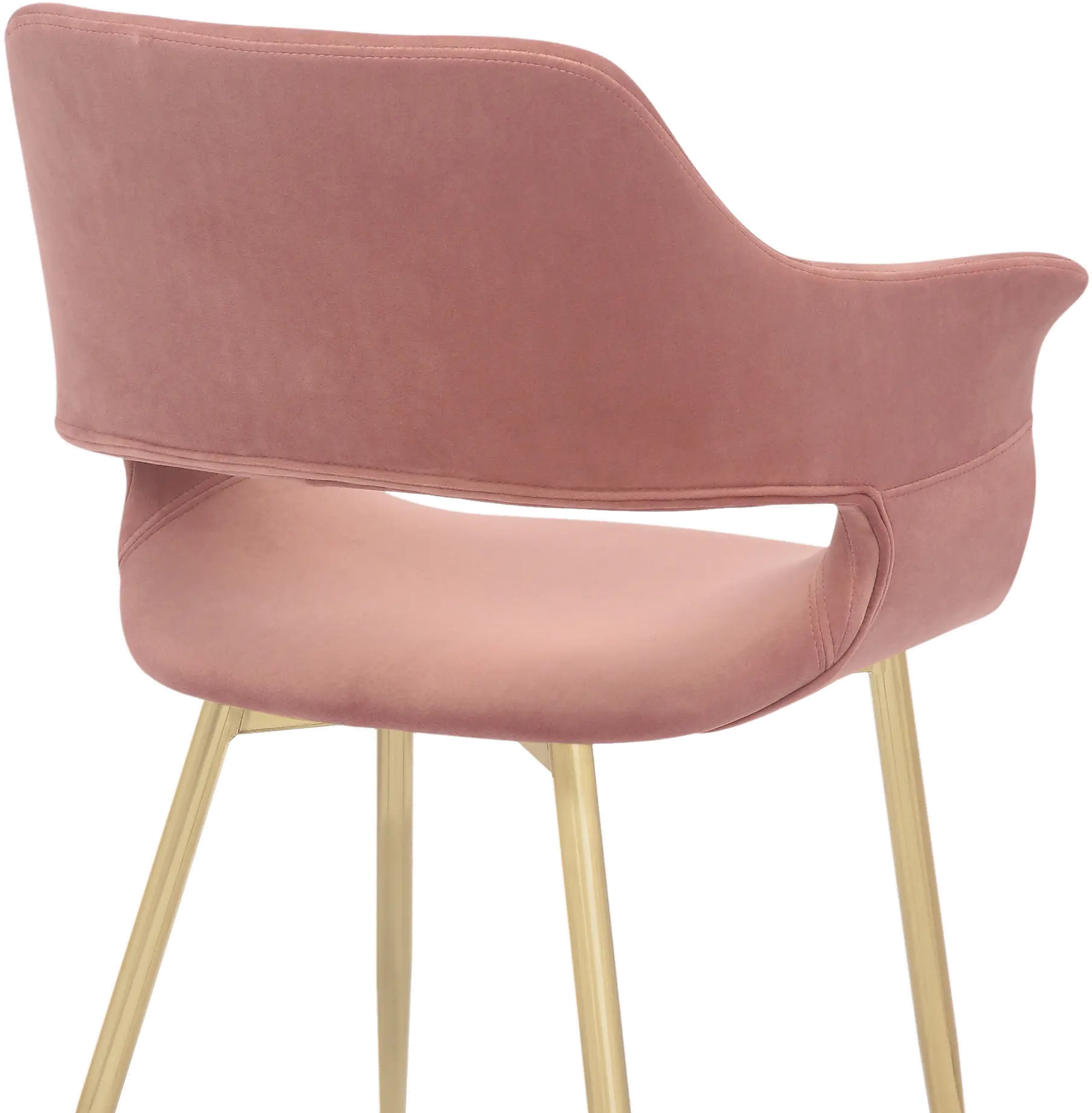 Gigi Pink Dining Room Arm Chair (Set of 2)