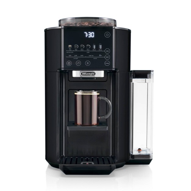 De x27 longhi Truebrew Automatic Coffee Maker With Bean Extract Technology Black Matte