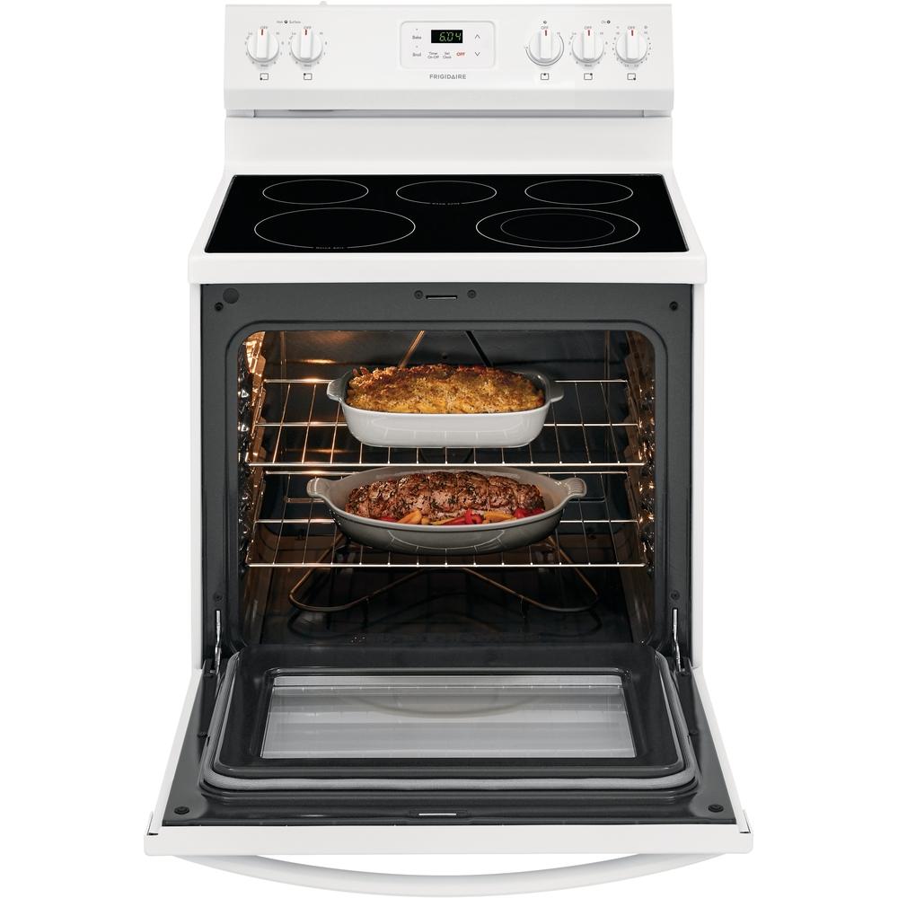 Frigidaire 30-inch Freestanding Electric Range with Even Baking Technology FCRE305CAW