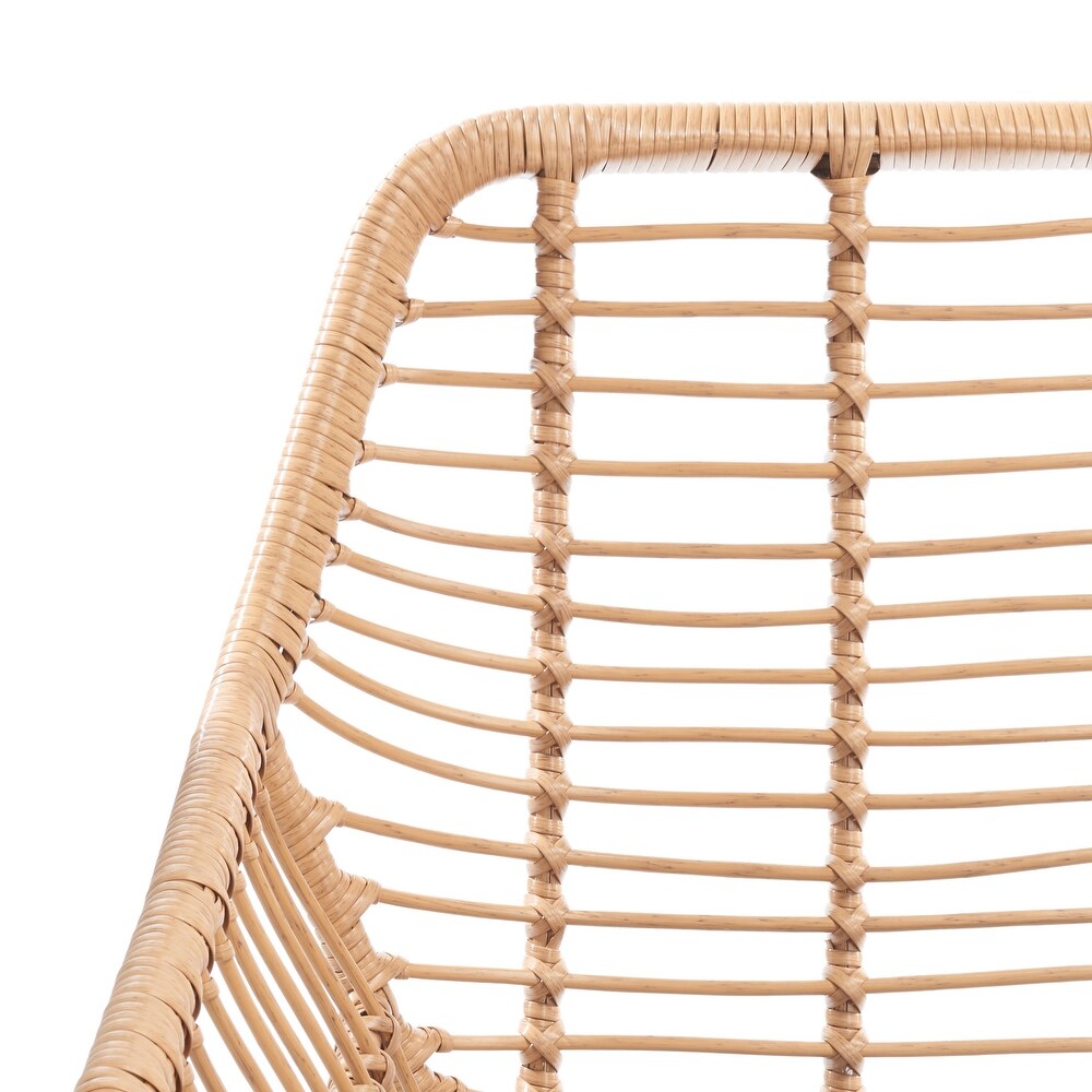 SAFAVIEH Outdoor Living Roston Rattan 4 piece Patio Set