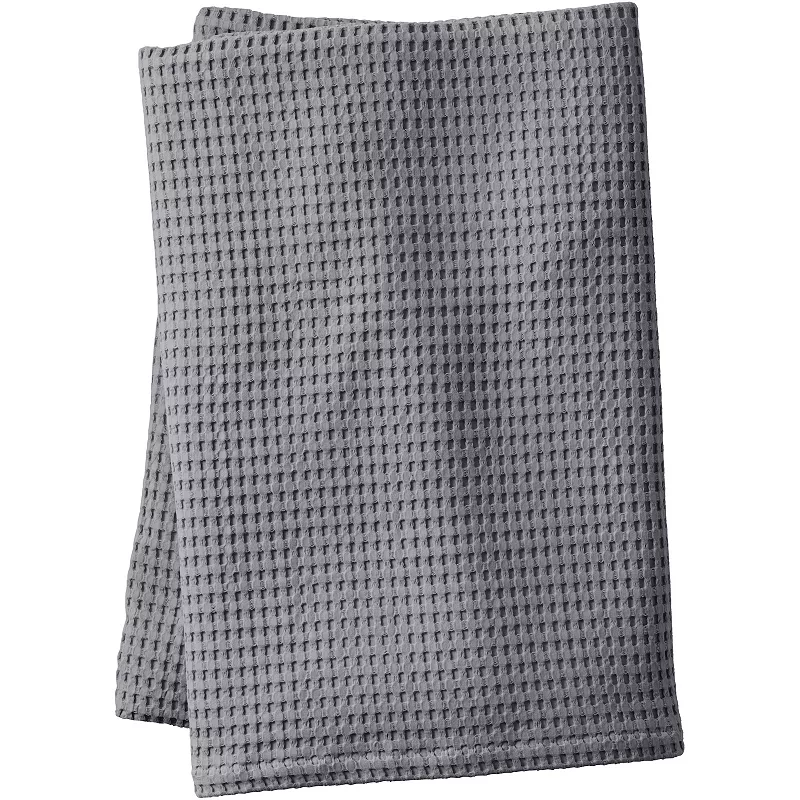 Lands' End Cotton Waffle Weave Blanket