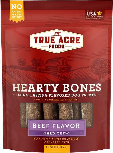 True Acre Foods Hearty Bones Beef Flavored Treats