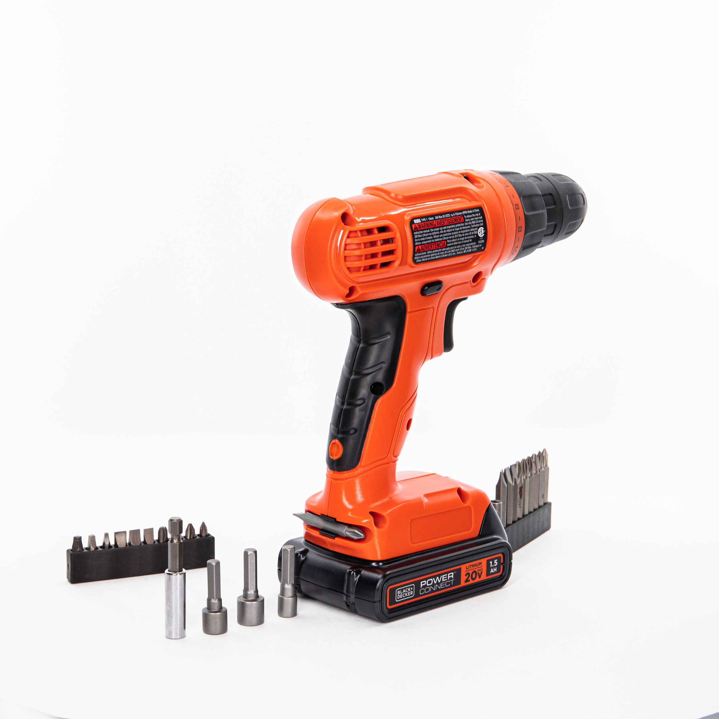 20V MAX* POWERCONNECT™ Cordless Drill/Driver + 30 Pc. Kit