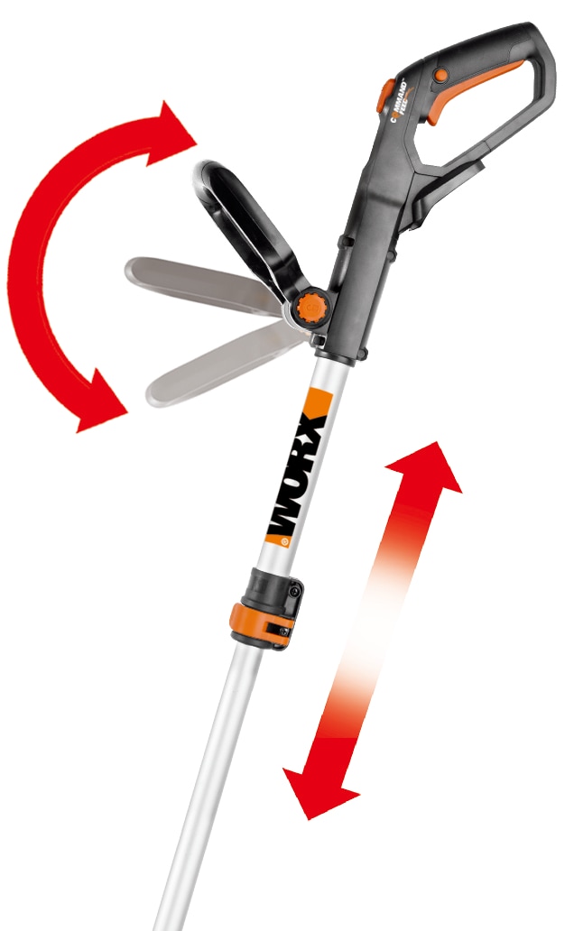 WORX WG163.10 Gt Power Share 20-volt Max 12-in Straight Cordless String Trimmer Edger Capable (Battery Included)