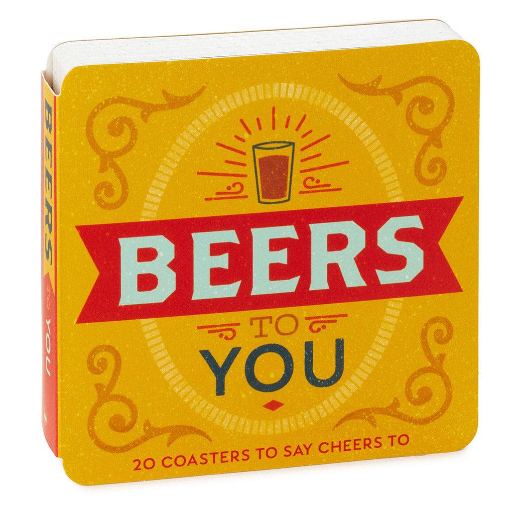 Hallmark  Beers to You 20 Coasters to Say Cheers to Book