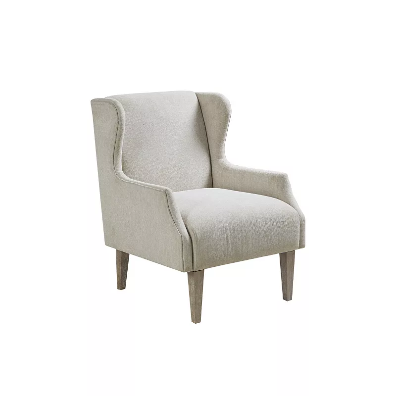 Martha Stewart Malcom Wing Back Upholstered Accent Chair