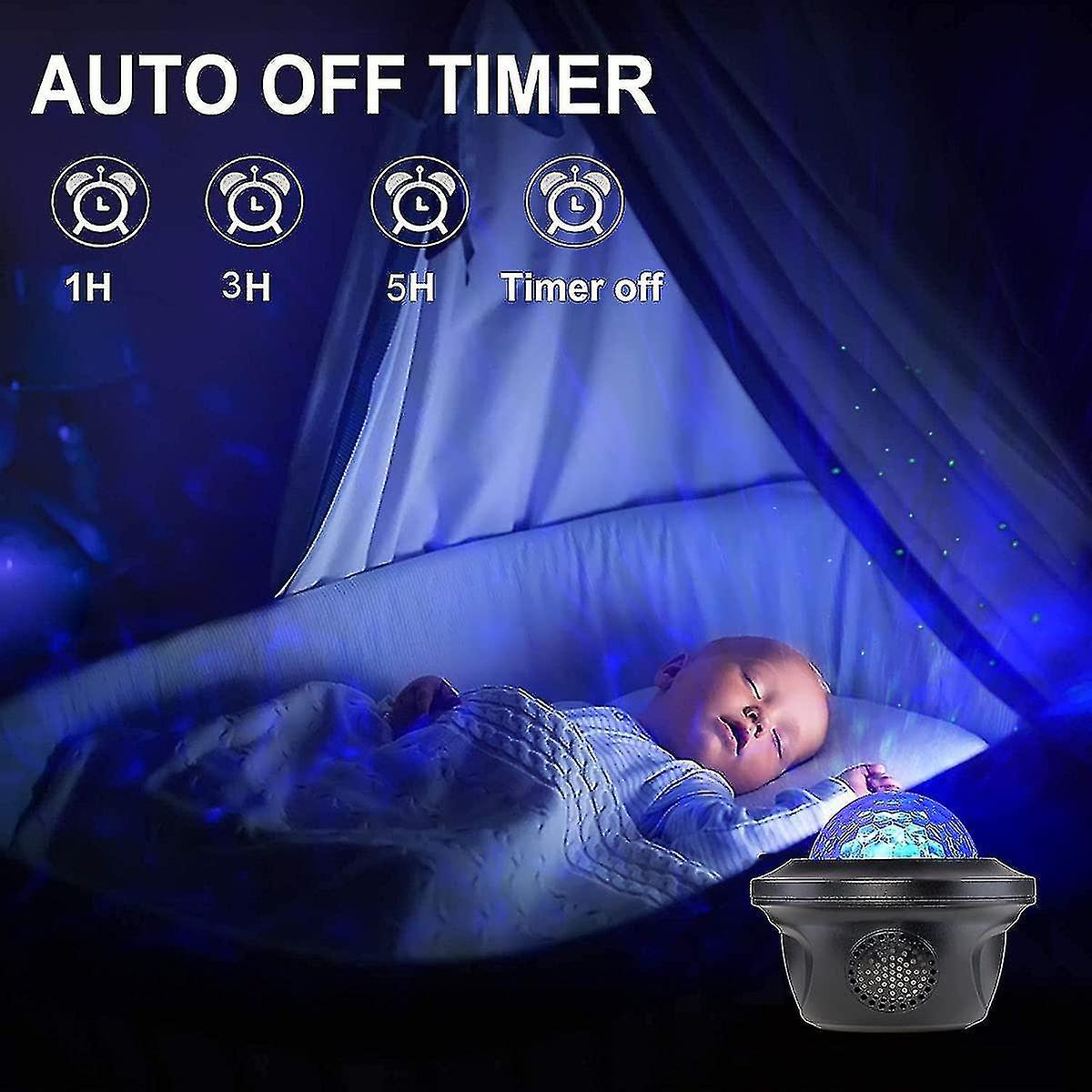 Projector， Starry Sky Projector， Remote Control With Bluetooth Music Speaker， Northern Lights Night