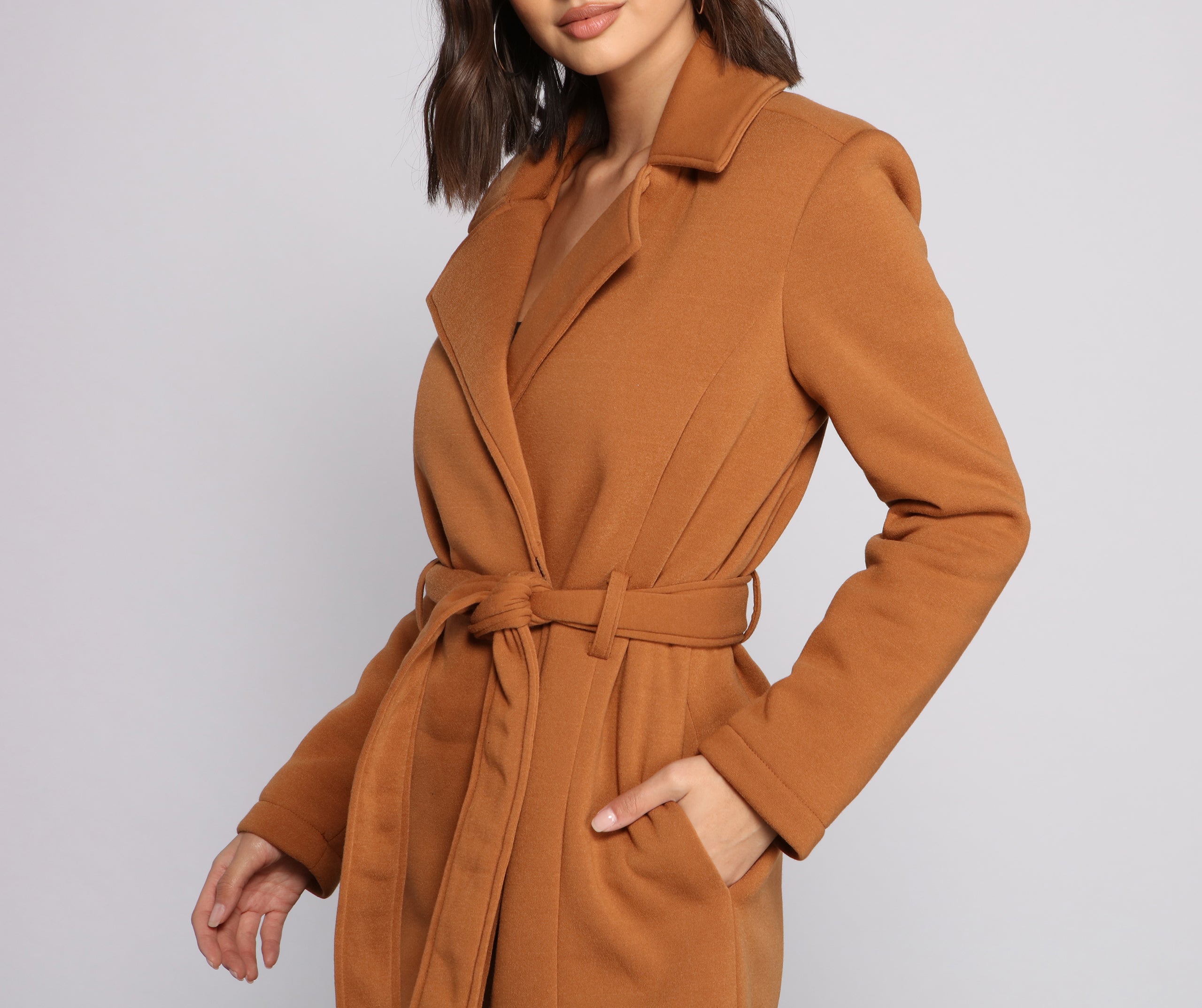 Effortlessly Chic Belted Trench