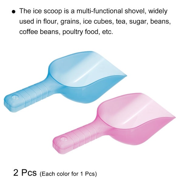 1 Set Ice Scoop Plastic 5.9x3.3x2.4