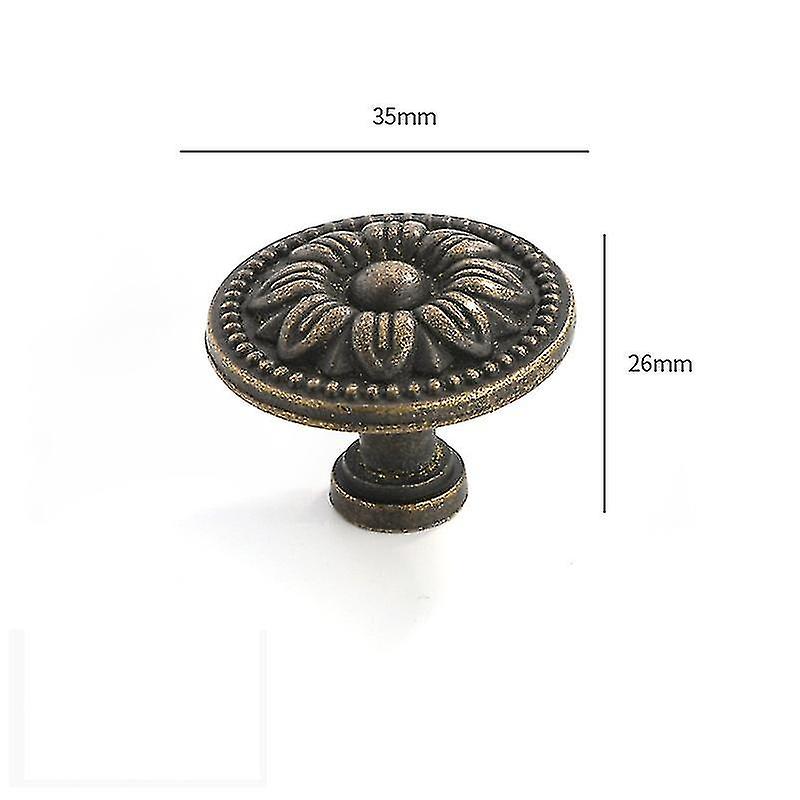 5pcs Cabinet Hardware Round Knob Single Hole Round Drawer Handle Kitchen Cabinet Hardware