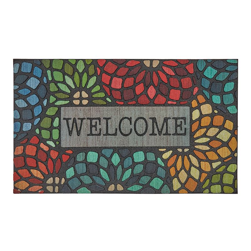 Mohawk® Home Doorscapes Stained Glass Floret Welcome Doormat - 18 x 30